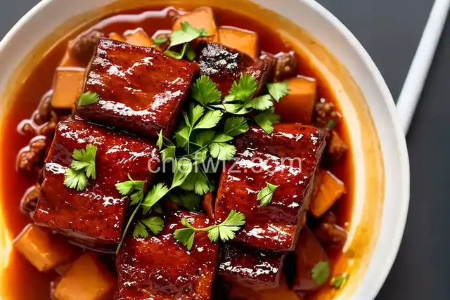 Slow-Cooked Red Braised Pork Belly