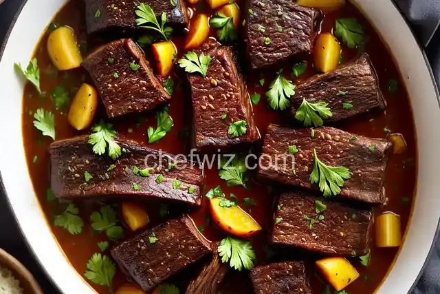 Slow-Cooked Short Ribs with Gremolata