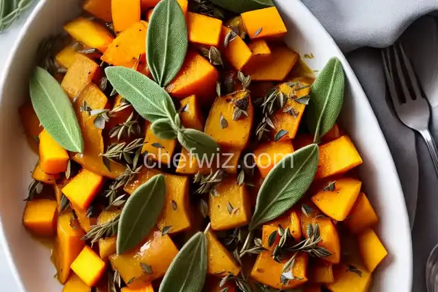 Slow-Cooked Winter Squash with Sage and Thyme