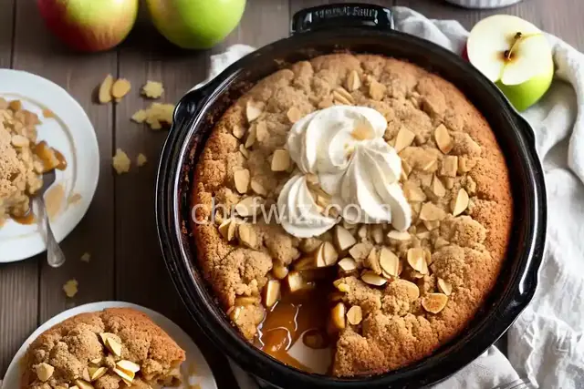 Slow Cooker Apple Dump Cake
