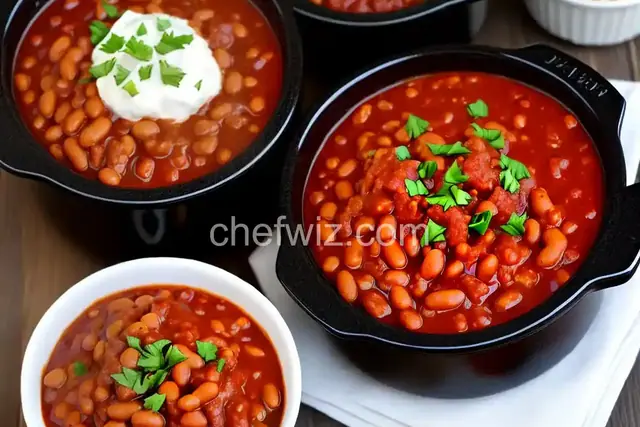 Slow Cooker BBQ Baked Beans