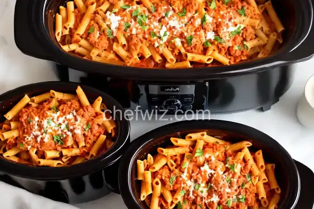 Slow Cooker Baked Ziti