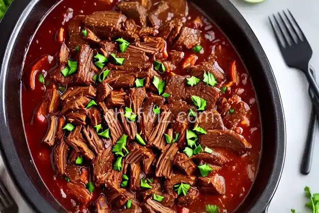 Slow-Cooker Barbecue Brisket