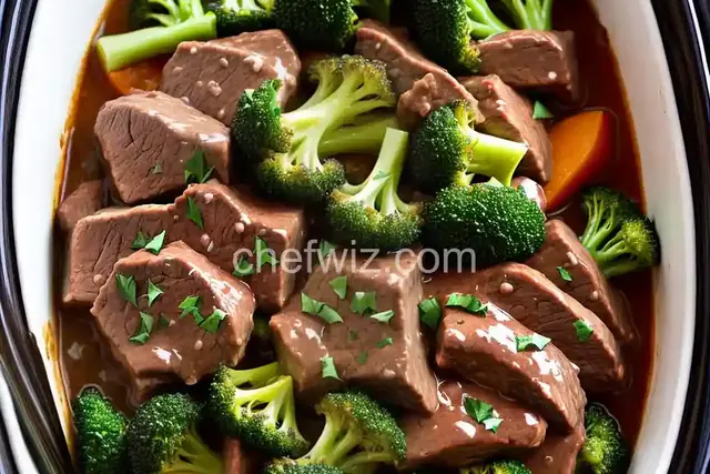 Slow-Cooker Beef & Broccoli