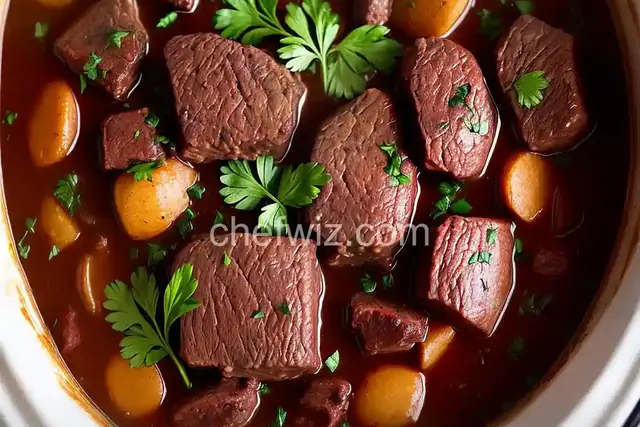Slow Cooker Beef Bourguignon