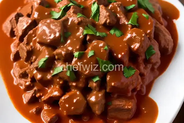 Slow Cooker Beef Paprikash