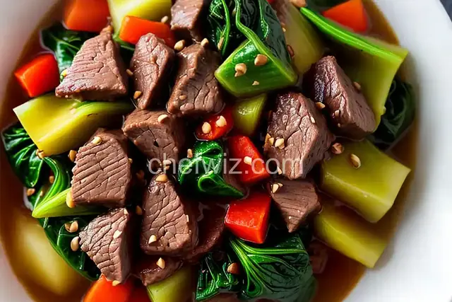 Slow-Cooker Beef and Bok Choy