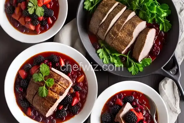 Slow Cooker Blackberry Pork Tenderloin