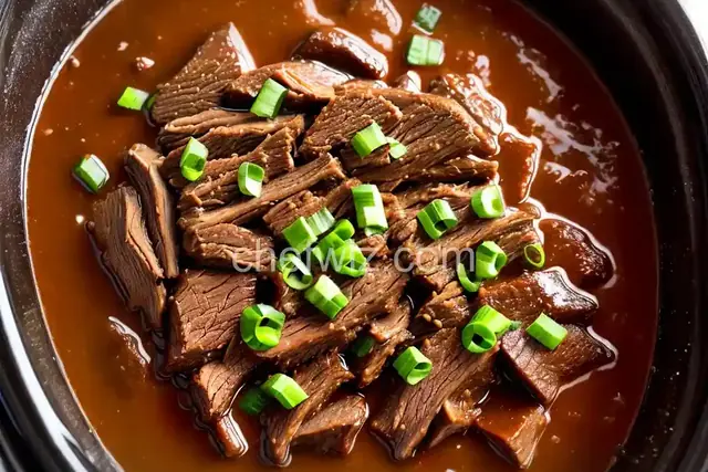 Slow Cooker Brisket with Brown Gravy