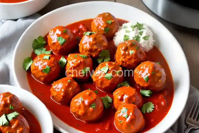 Slow-Cooker Buffalo Chicken Meatballs