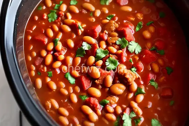Slow Cooker Charro Beans