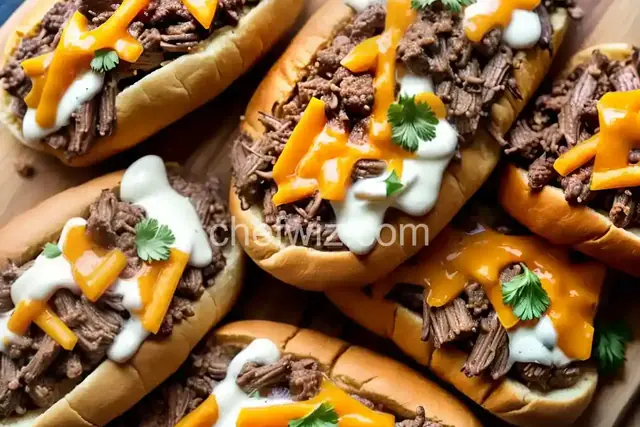 Slow Cooker Cheese Steaks