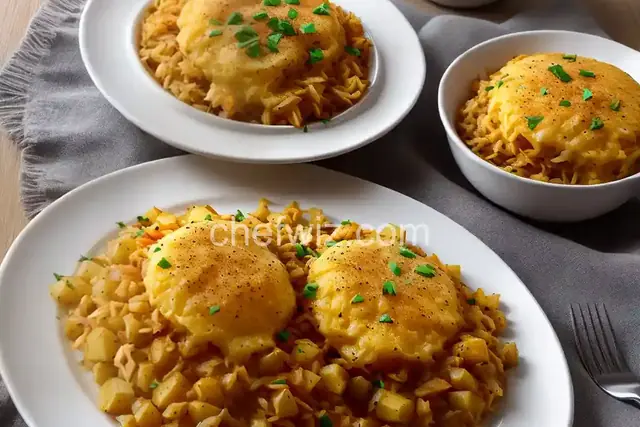 Slow Cooker Cheesy Hash Brown Potatoes