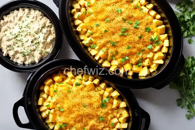 Slow Cooker Cheesy Potatoes