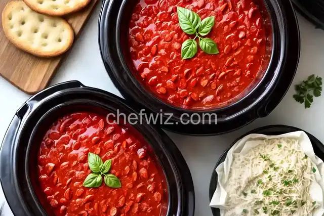Slow Cooker Chicken Pepperoni