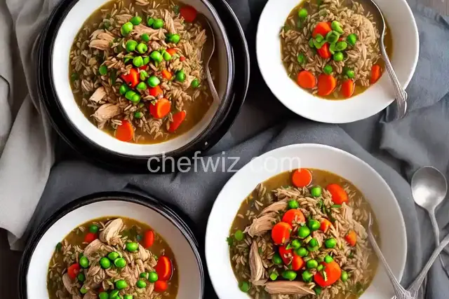 Slow Cooker Chicken Stew with Wild Rice