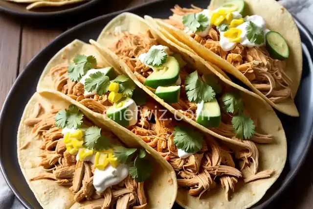 Slow-Cooker Chicken Tinga Tacos