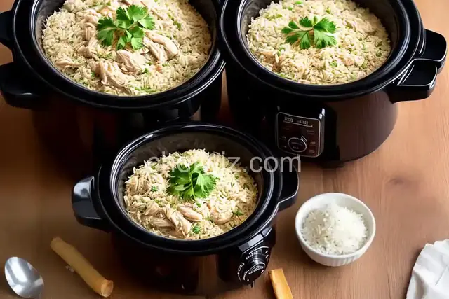 Slow Cooker Chicken and Rice
