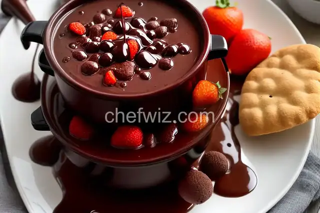 Slow Cooker Chocolate Fondue