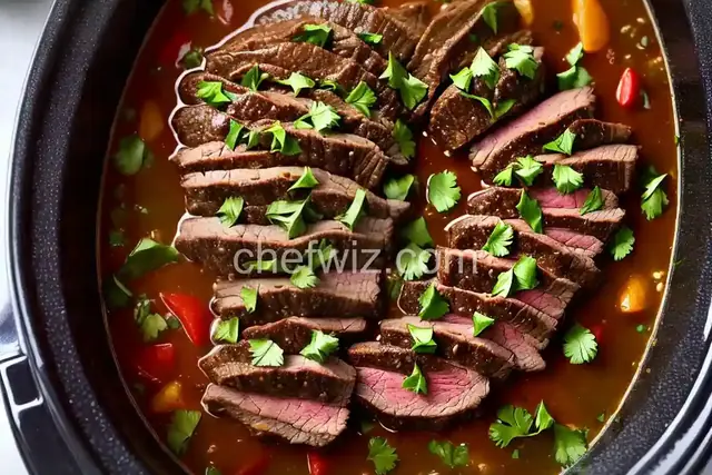 Slow Cooker Flank Steak