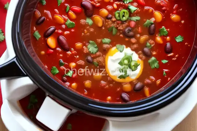 Slow Cooker Game Day Chili