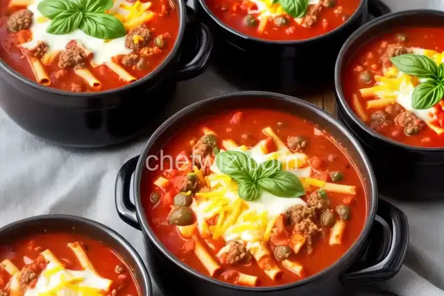Slow-Cooker Lasagna Soup