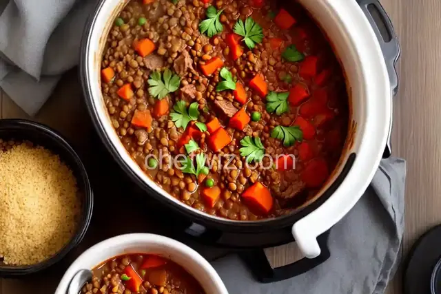 Slow Cooker Lentil-Beef Stew