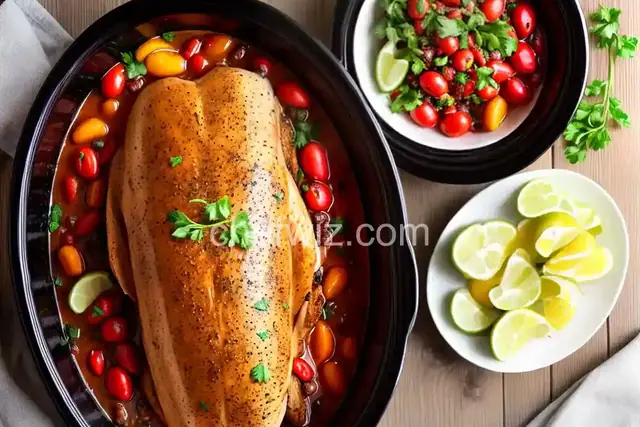 Slow Cooker Mediterranean Roast Turkey Breast