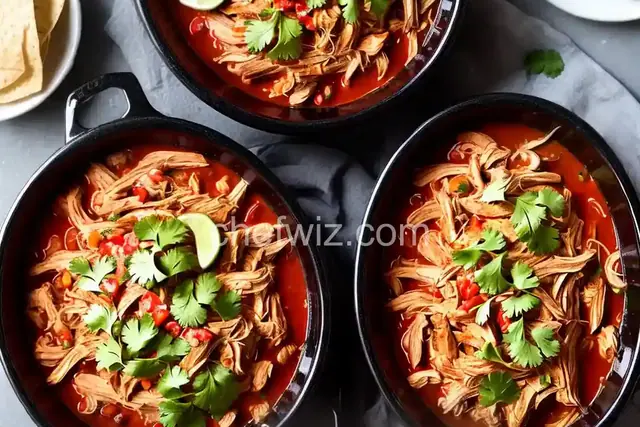 Slow Cooker Mexican Pulled Chicken