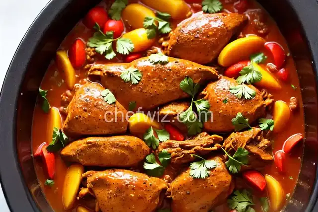 Slow Cooker Moroccan Chicken