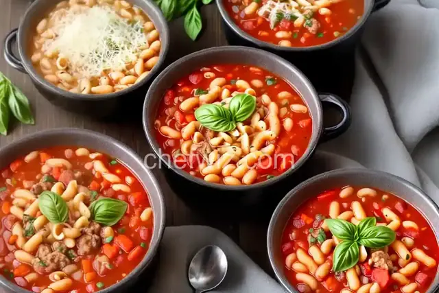 Slow Cooker Pasta e Fagioli Soup