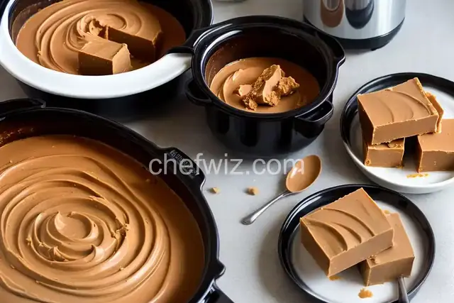 Slow Cooker Peanut Butter Fudge