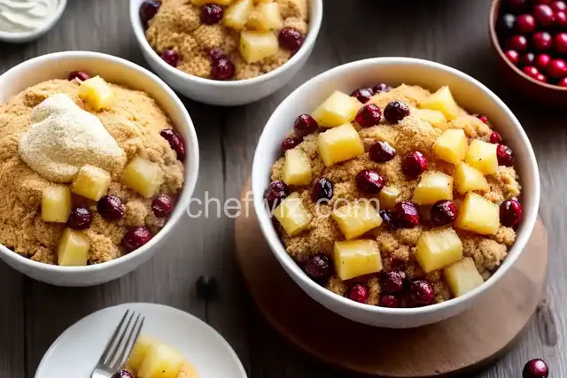 Slow Cooker Pineapple-Cranberry Dump Cake