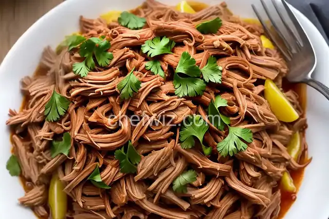 Slow Cooker Puerto Rican Shredded Pork