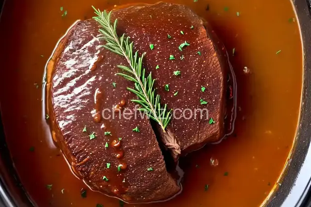 Slow Cooker Roast Beef in its own Gravy