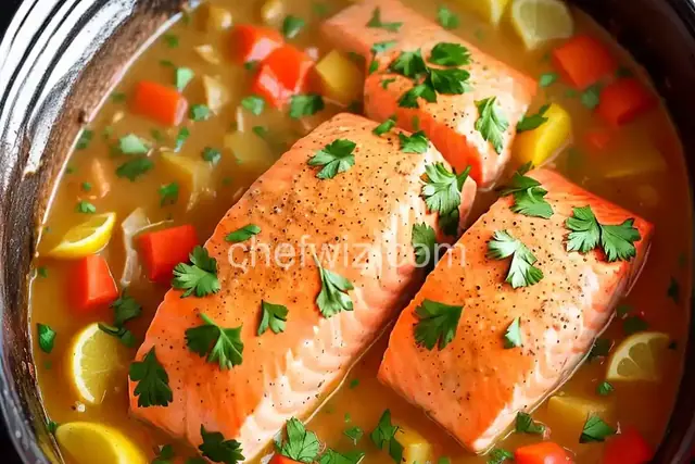 Slow Cooker Salmon Casserole