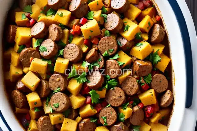 Slow-Cooker Sausage Stuffing