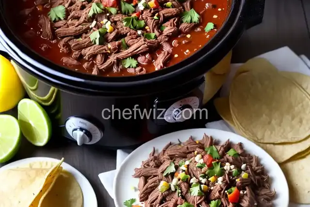 Slow Cooker Shredded Venison for Tacos