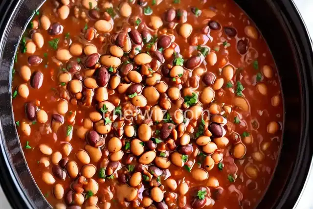 Slow Cooker Spicy Black-Eyed Peas