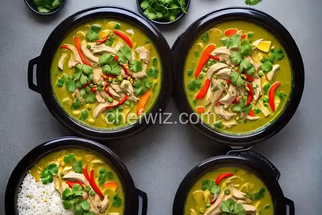 Slow Cooker Thai Green Chicken Curry
