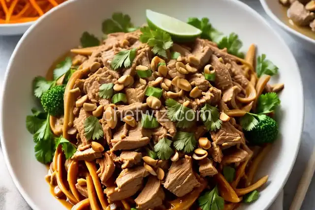 Slow Cooker Thai Peanut Pork