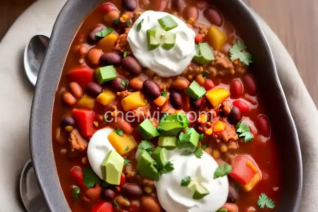 Slow Cooker Turkey Chili with Kidney Beans
