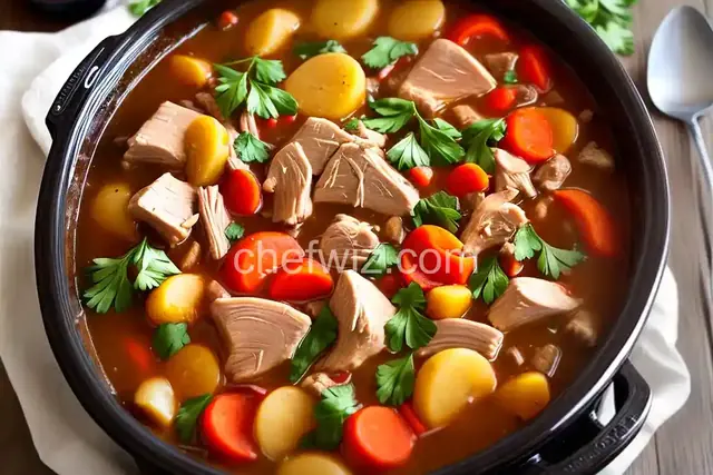 Slow Cooker Turkey Stew