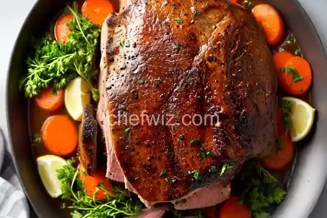 Slow Roast Leg of Lamb