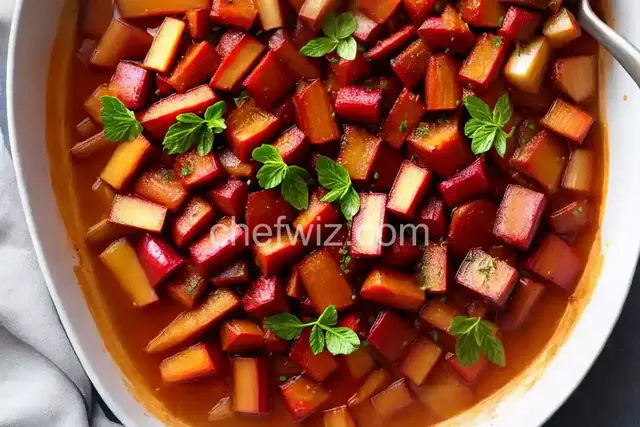 Slow-Roasted Rhubarb