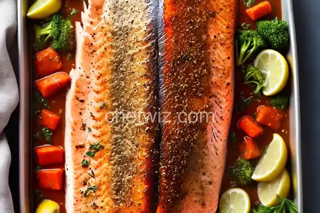 Slow-Roasted Salmon With Harissa