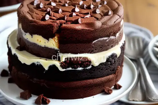 Slutty Brownie Ice Cream Cake