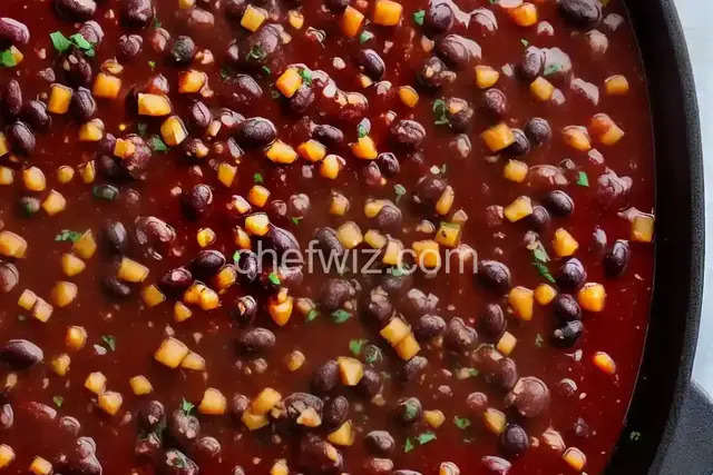 Smashed Black Beans