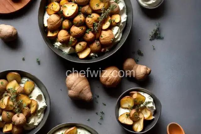 Smashed Sunchokes With Thyme-Butter Recipe