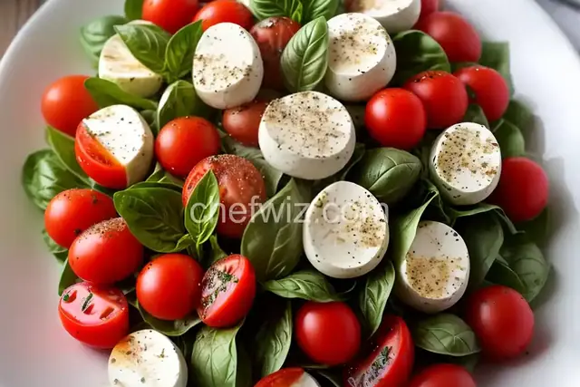Smiling Caprese Salad